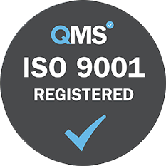 ISO 9001 Registered - Grey small